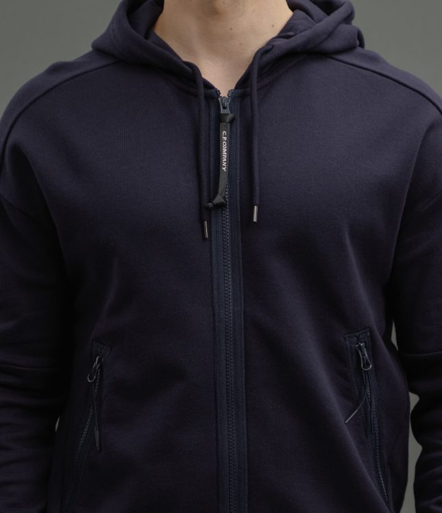 Чоловіче худі C.P. COMPANY CMSS400A 005086W COL:888, колір синій | Ціна 11599 грн, фото 4
