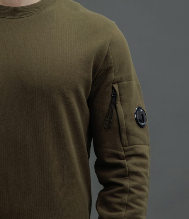Чоловічий світшот C.P. COMPANY CMSS022A 005086W COL:683, колір зелений | Ціна 9999 грн, фото 4