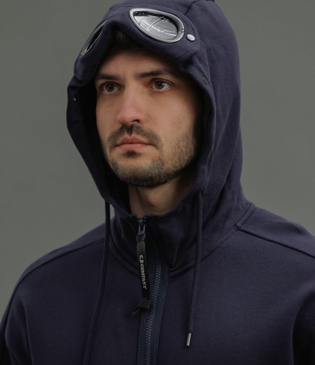 Чоловіче худі C.P. COMPANY CMSS082A 005086W COL:888, колір синій | Ціна 14499 грн, фото 3