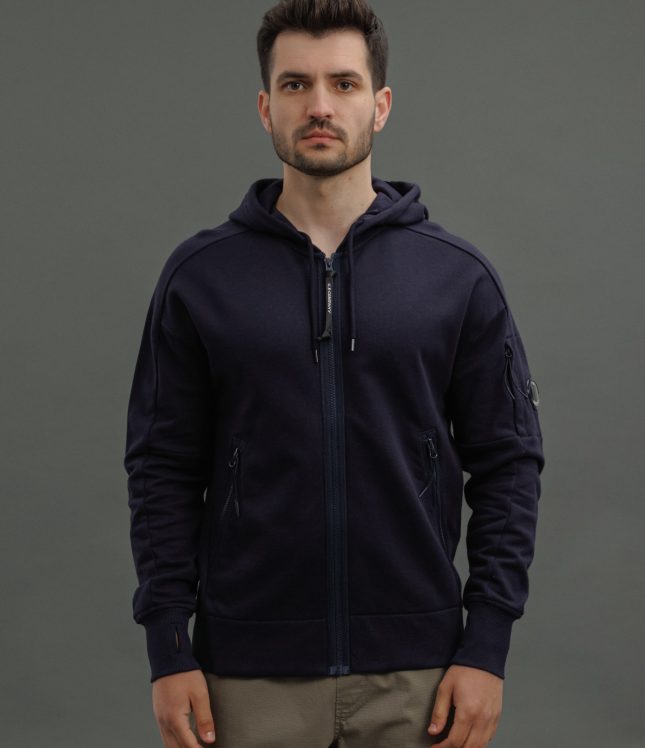 Чоловіче худі C.P. COMPANY CMSS400A 005086W COL:888, колір синій | Ціна 11599 грн, фото 2