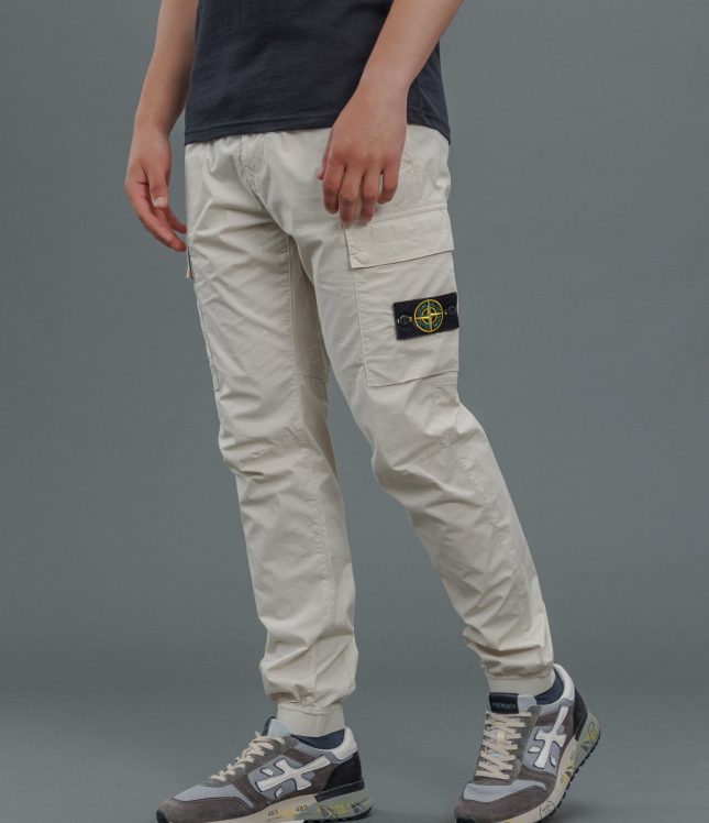 Чоловічі штани STONE ISLAND 153100031-S0003 V0095, колір бежевий | Ціна 16999 грн, фото 1