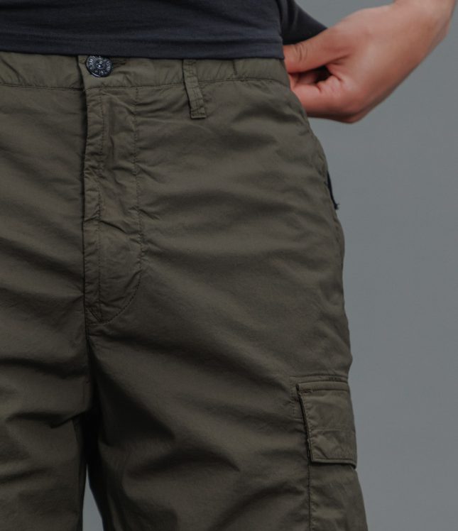 Чоловічі шорти STONE ISLAND 15L100L08-S0003 V0054, колір зелений | Ціна 9999 грн, фото 3