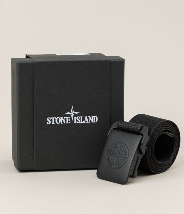 Чоловічий ремінь STONE ISLAND (9) 1594873 V0029, колір чорний | Ціна 7259 грн, фото 1
