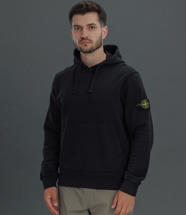 Чоловіче худі STONE ISLAND 156100045-S0051 V0029, колір чорний | Ціна 18499 грн, фото 1