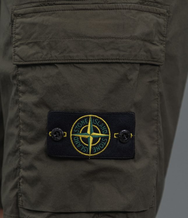 Чоловічі шорти STONE ISLAND 15L100L08-S0003 V0054, колір зелений | Ціна 9999 грн, фото 7