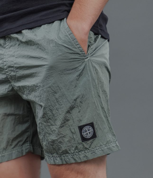 Чоловічі шорти STONE ISLAND 15B100009-S0043 V0055, колір зелений | Ціна 6999 грн, фото 4