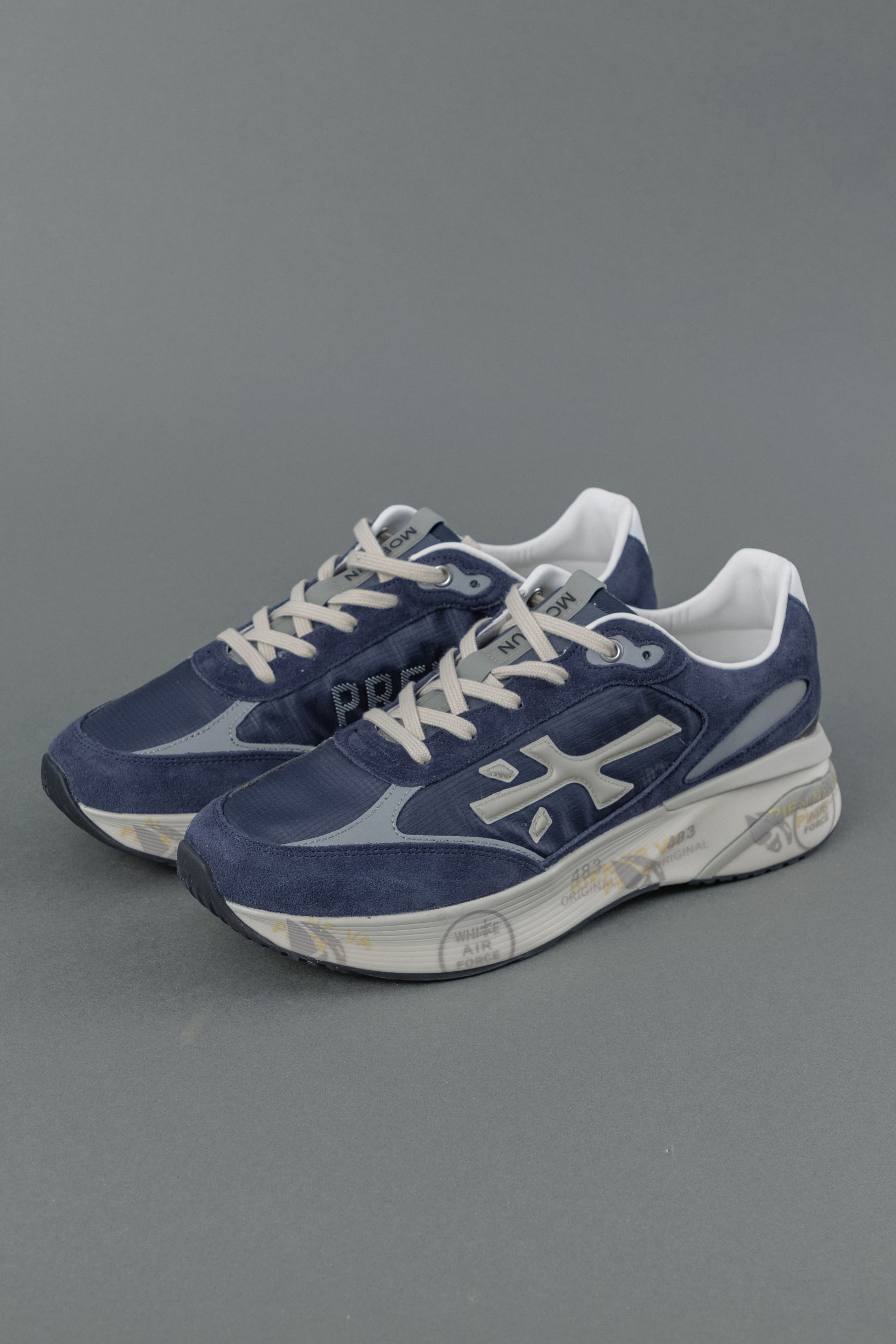 【極美品】welcome to the prudential Чоловічі кросівки PREMIATA MOERUN 7306, колір синій | ZATARA SHOP