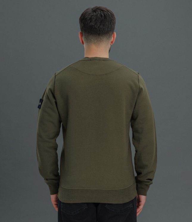 Чоловічий світшот STONE ISLAND 156100044-S0051 V0054, колір зелений | Ціна 12399 грн, фото 6
