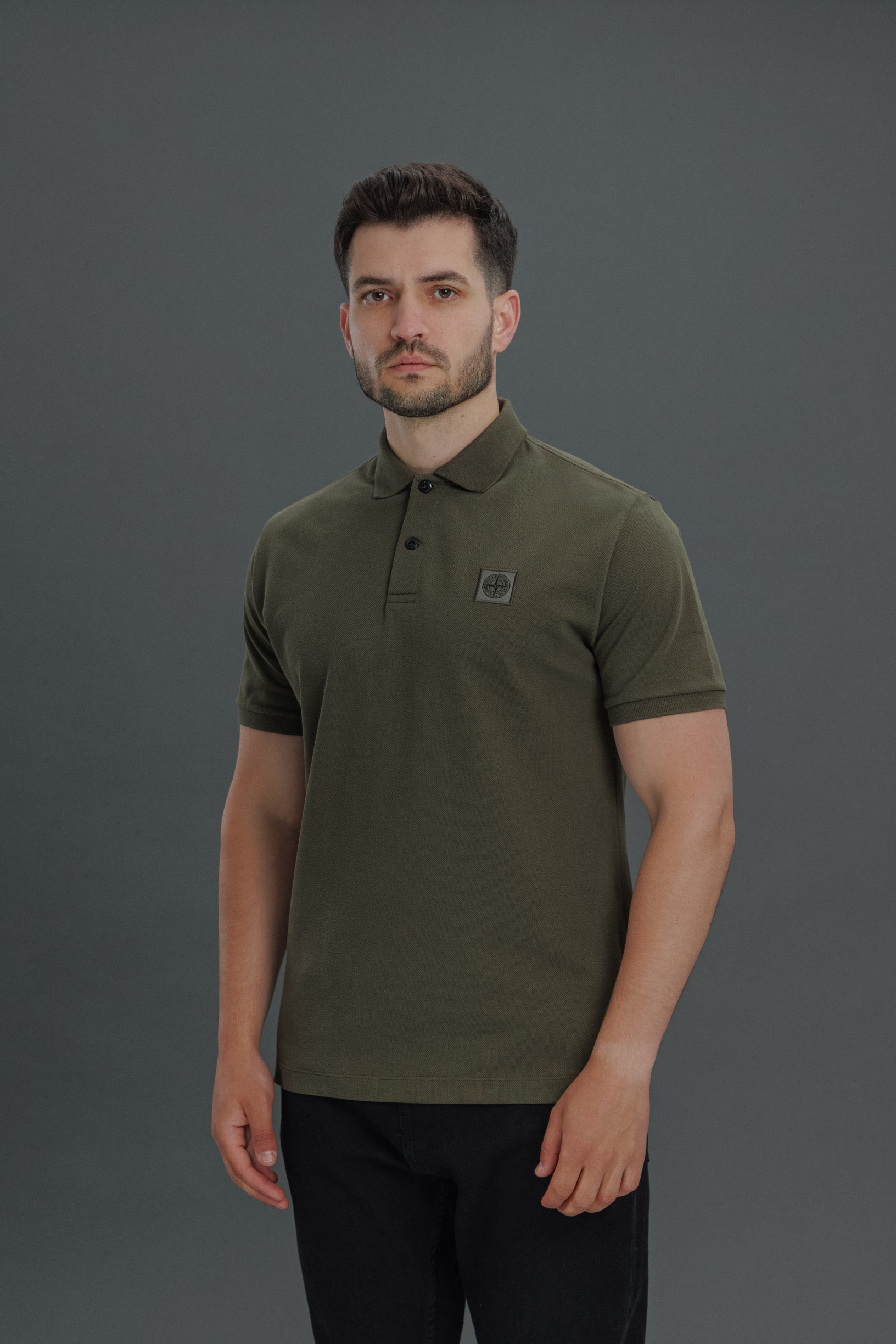 Чоловіча футболка STONE ISLAND 15220002R-S0039 V0054, колір зелений