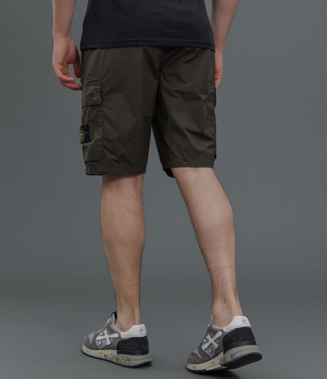 Чоловічі шорти STONE ISLAND 15L100L08-S0003 V0054, колір зелений | Ціна 9999 грн, фото 6