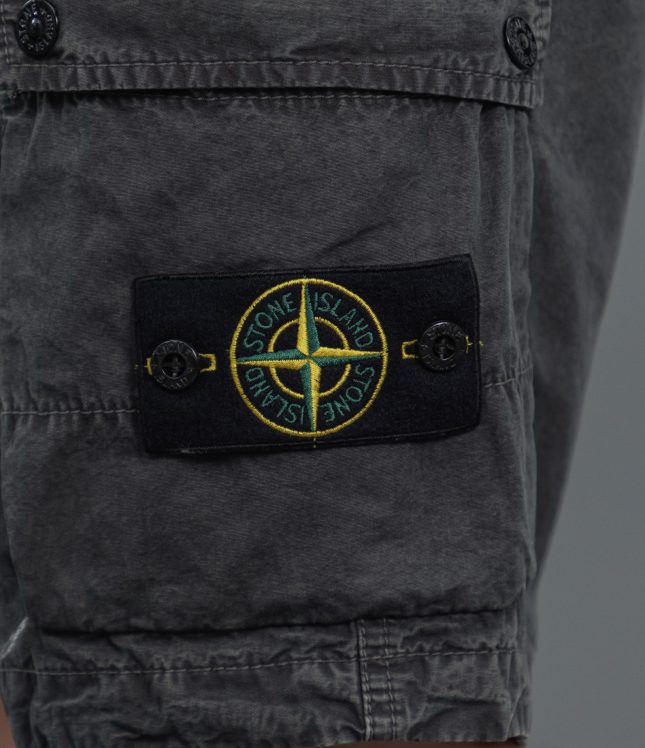 Чоловічі шорти STONE ISLAND 15L100011-S00WA V0165, колір сірий | Ціна 13999 грн, фото 7