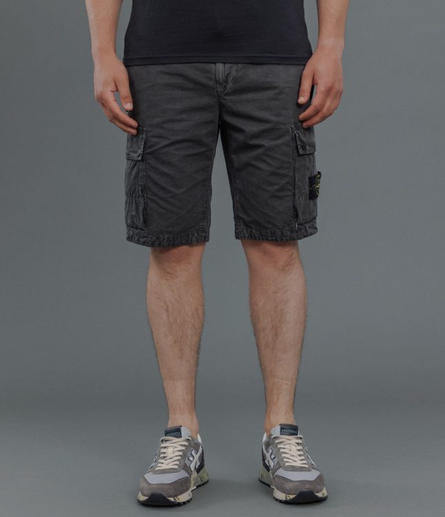 Чоловічі шорти STONE ISLAND 15L100011-S00WA V0165, колір сірий | Ціна 13999 грн, фото 2