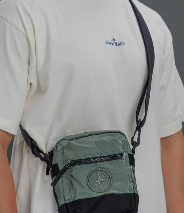 Чоловіча сумка STONE ISLAND 159200908-S0076 V0055, колір зелений | Ціна 9999 грн, фото 4