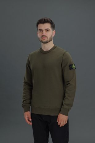 Чоловічий світшот STONE ISLAND 156100044-S0051 V0054, колір зелений