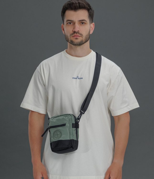Чоловіча сумка STONE ISLAND 159200908-S0076 V0055, колір зелений | Ціна 9999 грн, фото 1