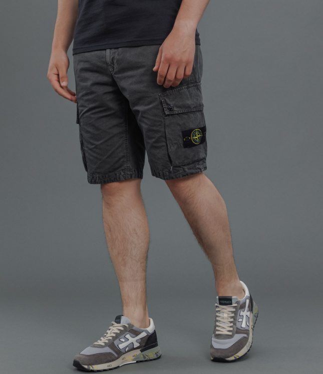 Чоловічі шорти STONE ISLAND 15L100011-S00WA V0165, колір сірий | Ціна 13999 грн, фото 1
