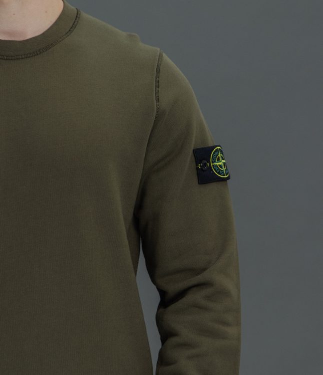 Чоловічий світшот STONE ISLAND 156100044-S0051 V0054, колір зелений | Ціна 12399 грн, фото 4