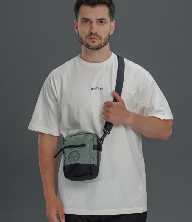 Чоловіча сумка STONE ISLAND 159200908-S0076 V0055, колір зелений | Ціна 9999 грн, фото 2