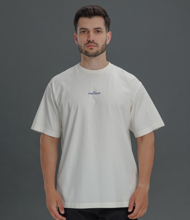 Чоловіча футболка STONE ISLAND 1521002RC-S0153 V0093, колір бежевий | Ціна 11499 грн, фото 2