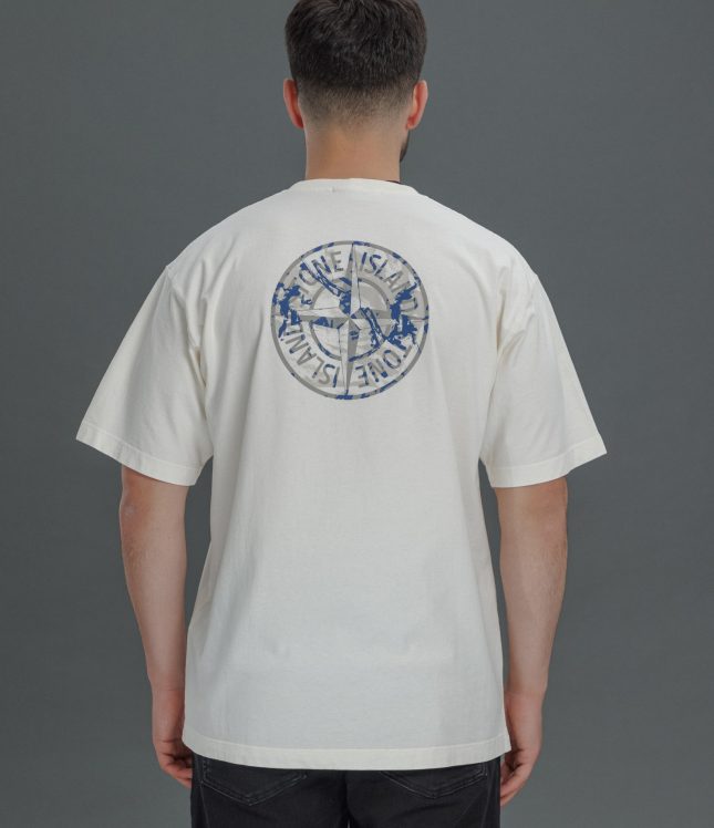 Чоловіча футболка STONE ISLAND 1521002RC-S0153 V0093, колір бежевий | Ціна 11499 грн, фото 6
