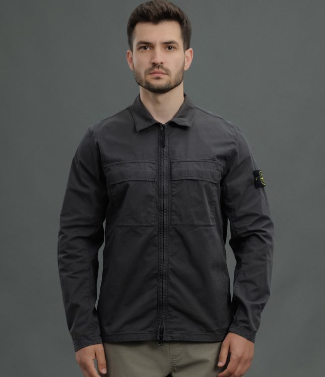 Чоловічий оверширт STONE ISLAND 1510210 V0065, колір сірий | Ціна 18999 грн, фото 2
