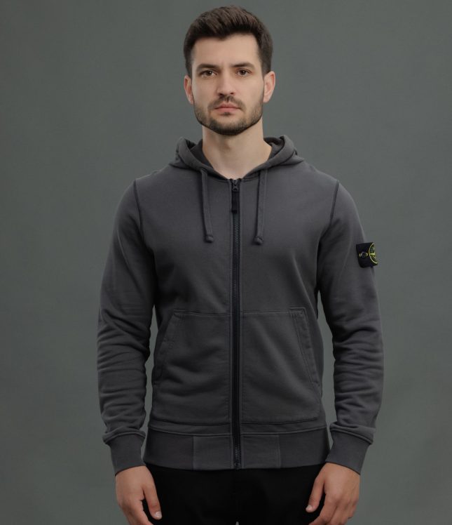 Чоловіче худі STONE ISLAND 1564251 V0065, колір сірий | Ціна 22499 грн, фото 2