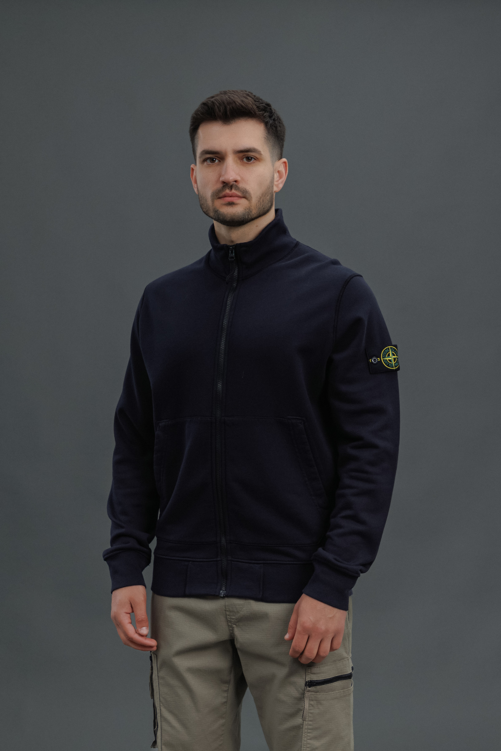 Чоловічий світшот STONE ISLAND 156100063-S0051 V0020, колір синій