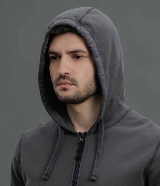 Чоловіче худі STONE ISLAND 1564251 V0065, колір сірий | Ціна 22499 грн, фото 3