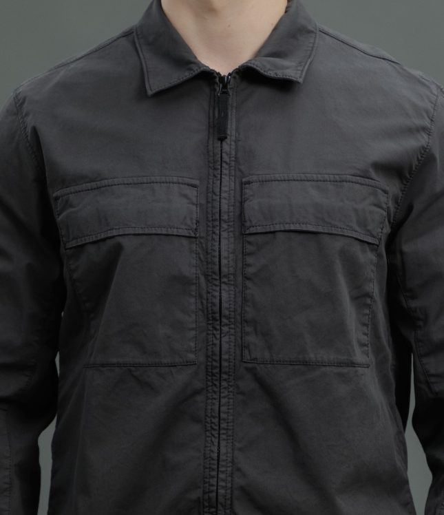 Чоловічий оверширт STONE ISLAND 1510210 V0065, колір сірий | Ціна 18999 грн, фото 3
