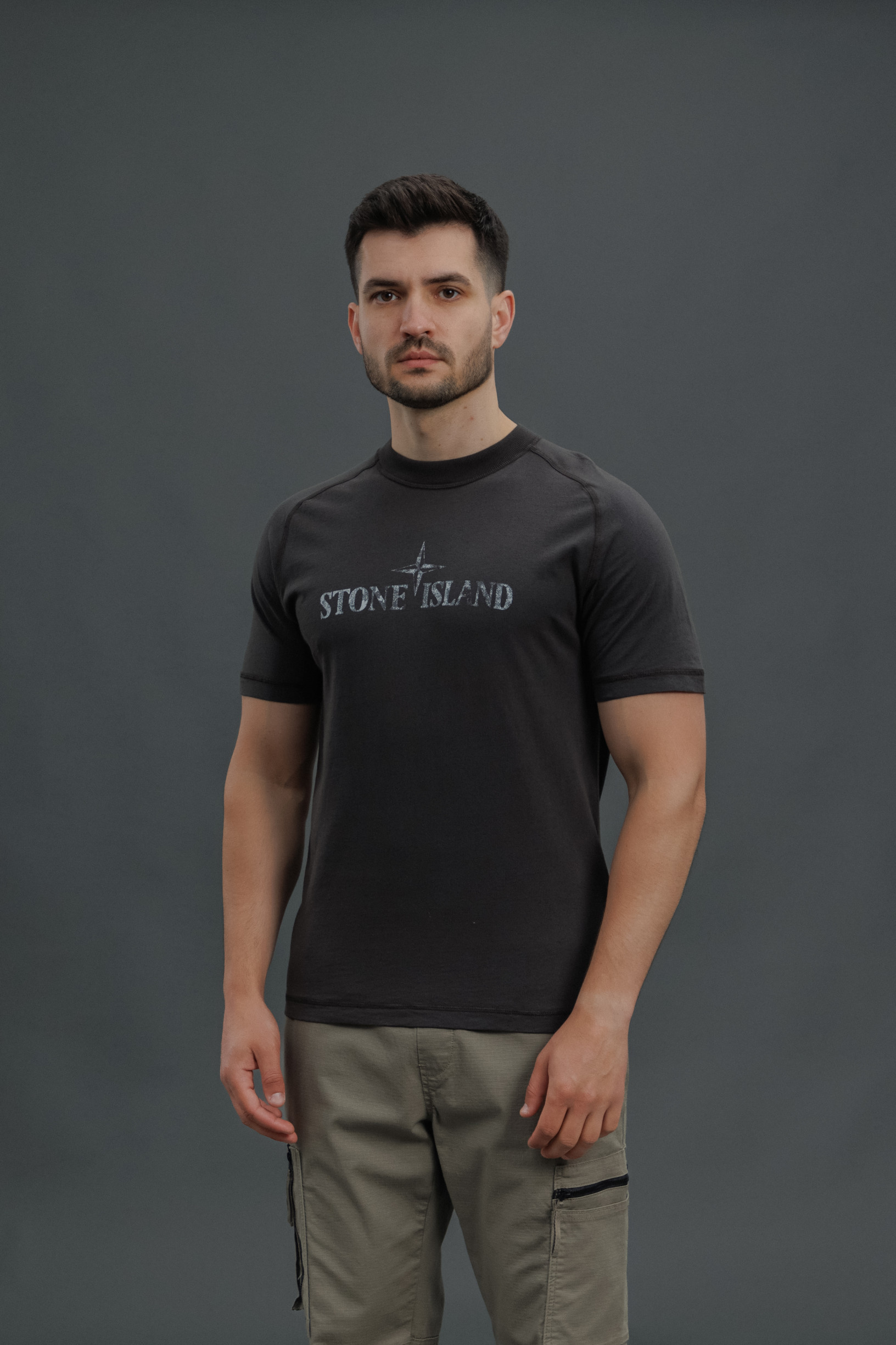 Чоловіча футболка STONE ISLAND 152100020-S0081 V0065, колір сірий