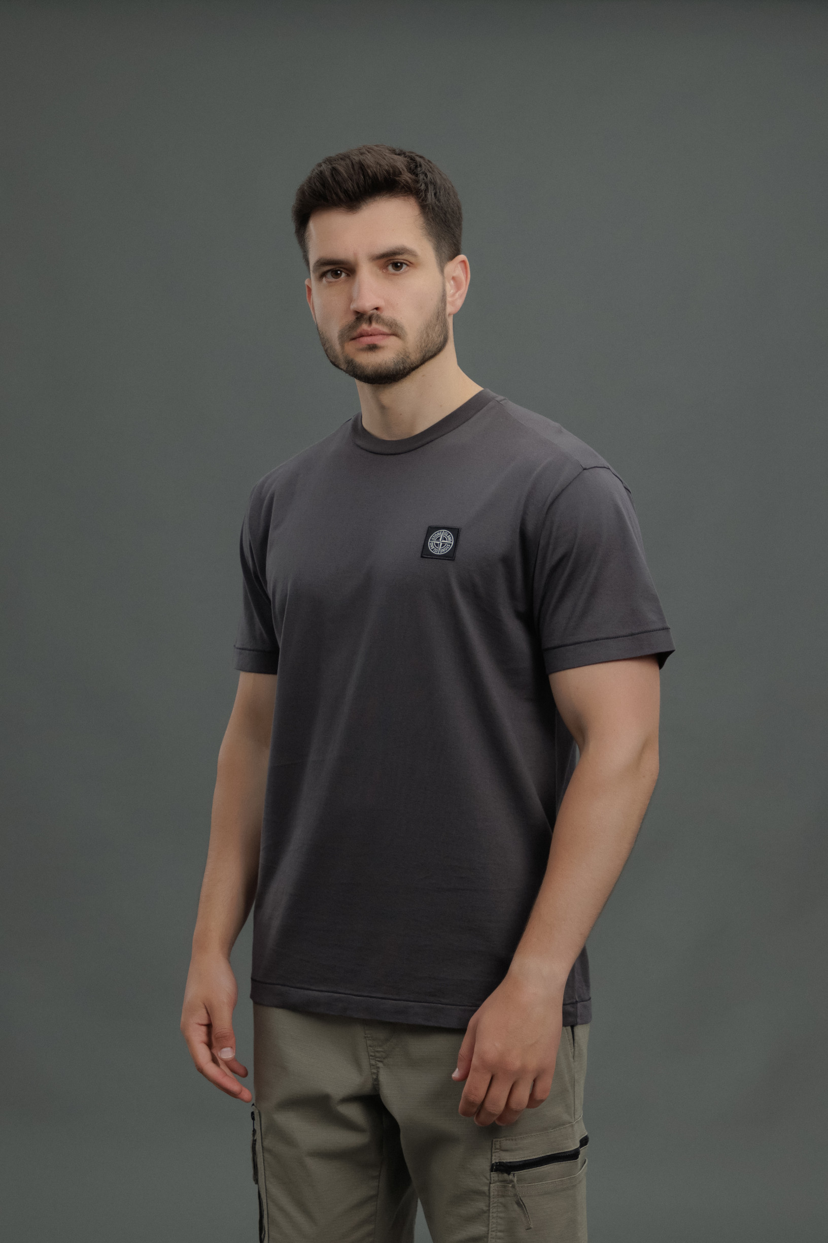 Чоловіча футболка STONE ISLAND 152100039-S0013 V0065, колір сірий