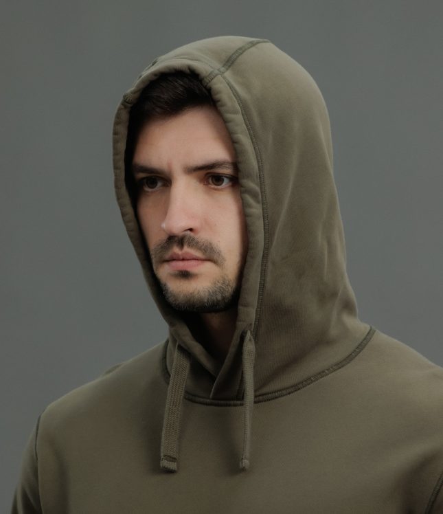 Чоловіче худі STONE ISLAND 156100045-S0051 V0054, колір зелений | Ціна 14799 грн, фото 3