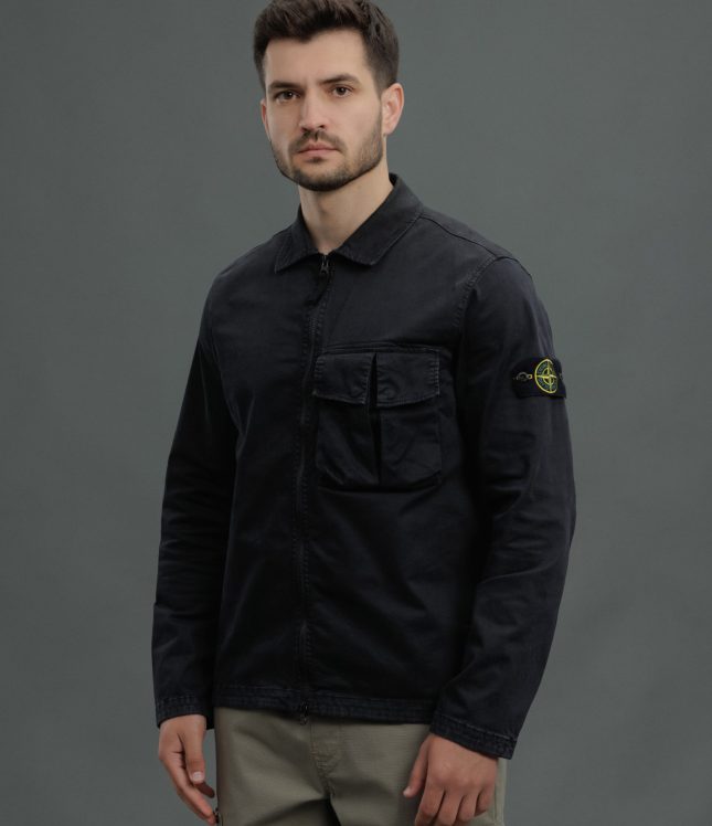 Чоловічий оверширт STONE ISLAND 1510304 V0129, колір чорний | Ціна 18999 грн, фото 1