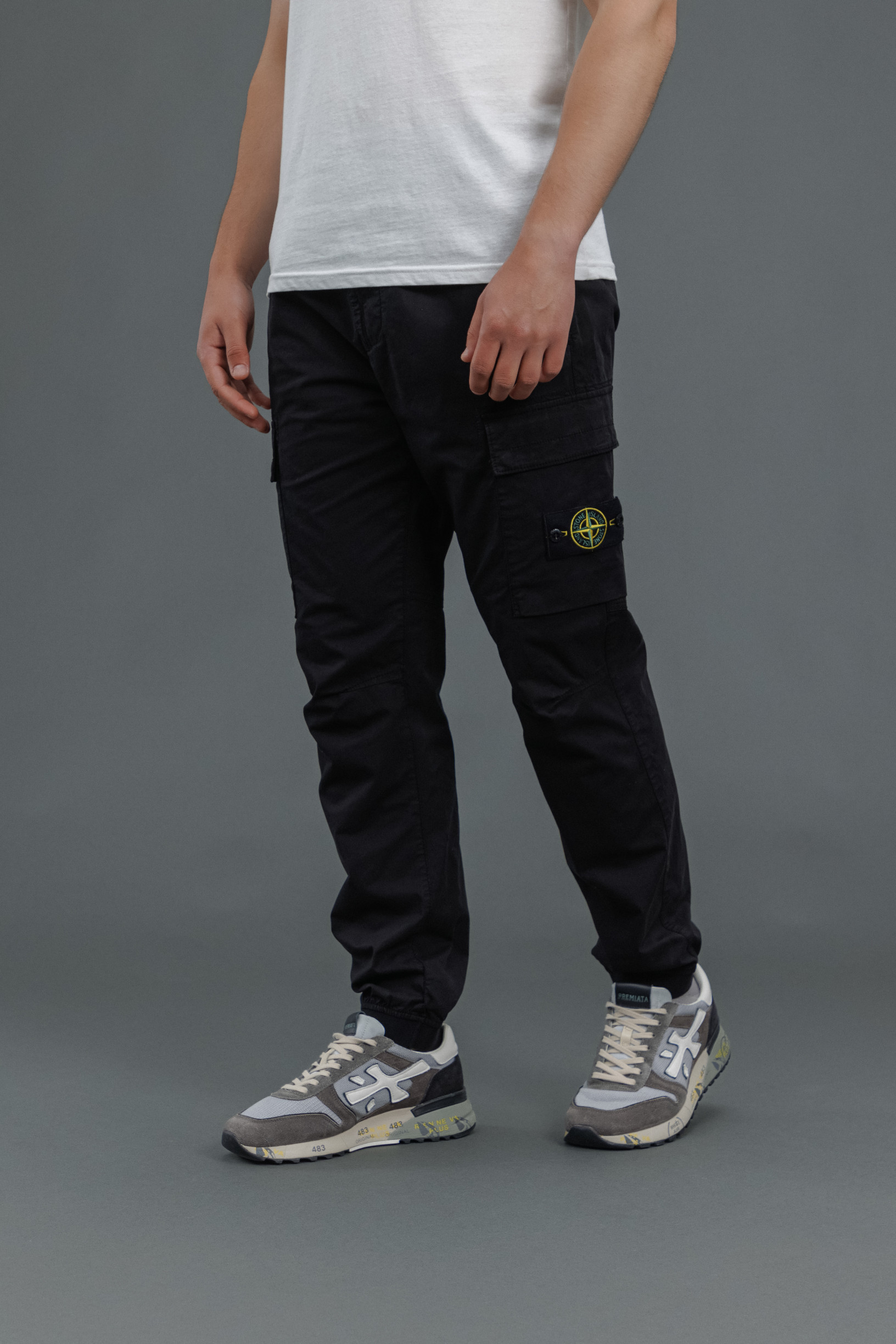 Чоловічі штани STONE ISLAND 153100313-S0010 V0029, колір чорний