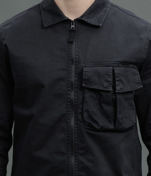 Чоловічий оверширт STONE ISLAND 1510304 V0129, колір чорний | Ціна 18999 грн, фото 3