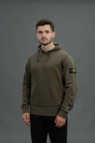 Чоловіче худі STONE ISLAND 156100045-S0051 V0054, колір зелений