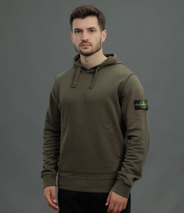 Чоловіче худі STONE ISLAND 156100045-S0051 V0054, колір зелений | Ціна 14799 грн, фото 1