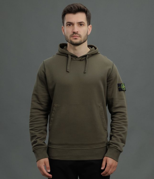 Чоловіче худі STONE ISLAND 156100045-S0051 V0054, колір зелений | Ціна 14799 грн, фото 2