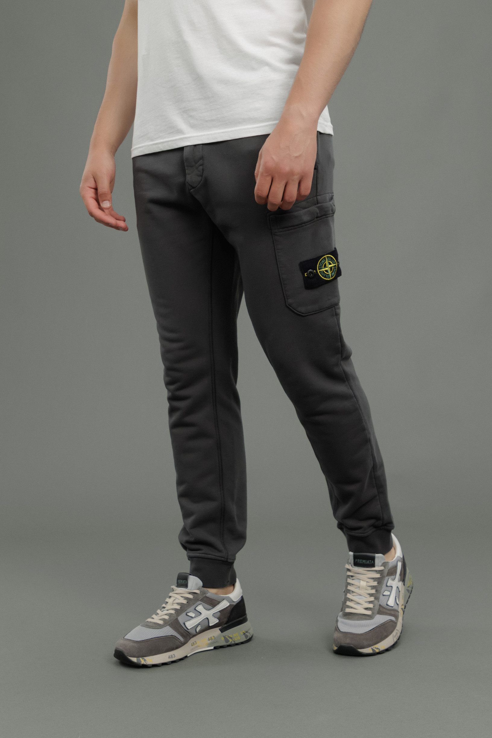 Чоловічі штани STONE ISLAND 1564551 V0065, колір сірий