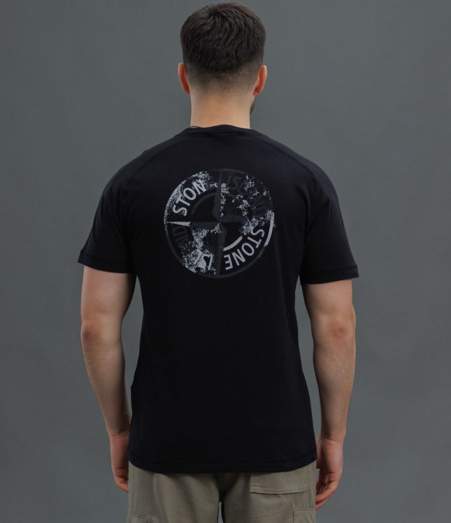 Чоловіча футболка STONE ISLAND 152100020-S0080 V0029, колір чорний | Ціна 11499 грн, фото 6