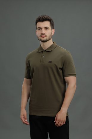Чоловіча футболка C.P. COMPANY CMPL097A 005263W COL:683, колір зелений