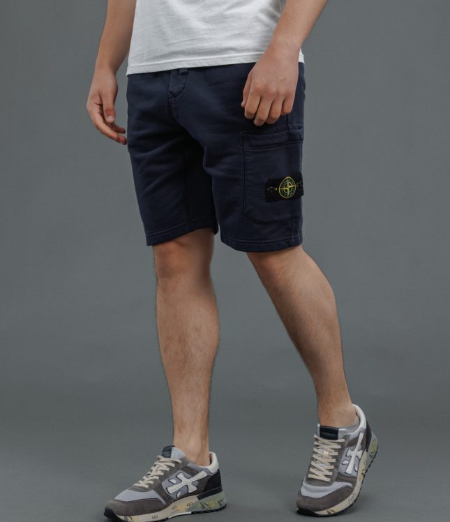 Чоловічі шорти STONE ISLAND 156200011-S0051 V0020, колір синій | Ціна 11999 грн, фото 1