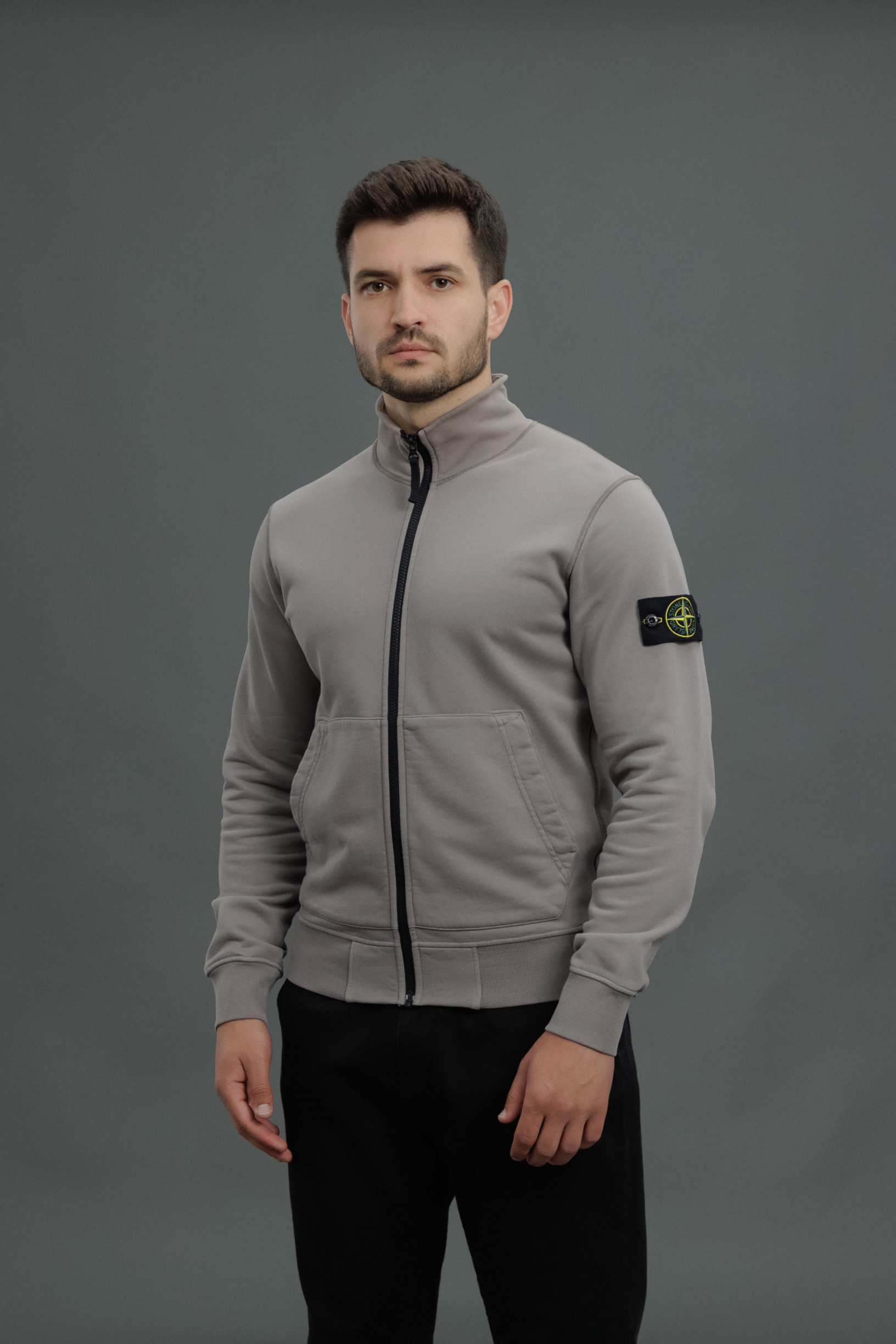 Чоловічий світшот STONE ISLAND 1564351 V0092, колір сірий