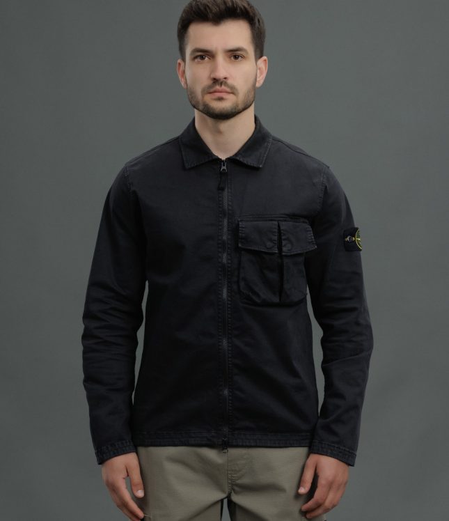 Чоловічий оверширт STONE ISLAND 1510304 V0129, колір чорний | Ціна 18999 грн, фото 2