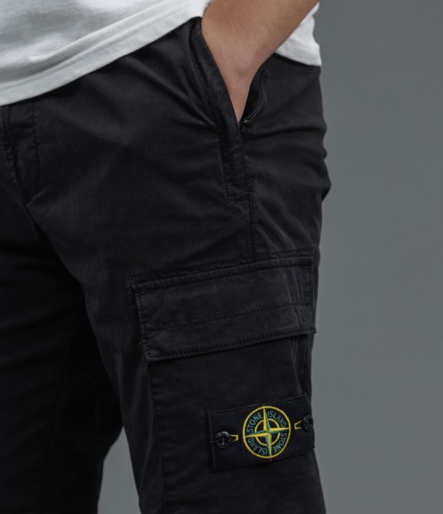 Чоловічі штани STONE ISLAND 153100313-S0010 V0029, колір чорний | Ціна 22999 грн, фото 4