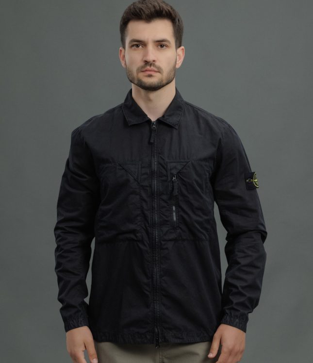 Чоловічий оверширт STONE ISLAND 15106WN V0129, колір чорний | Ціна 18999 грн, фото 2