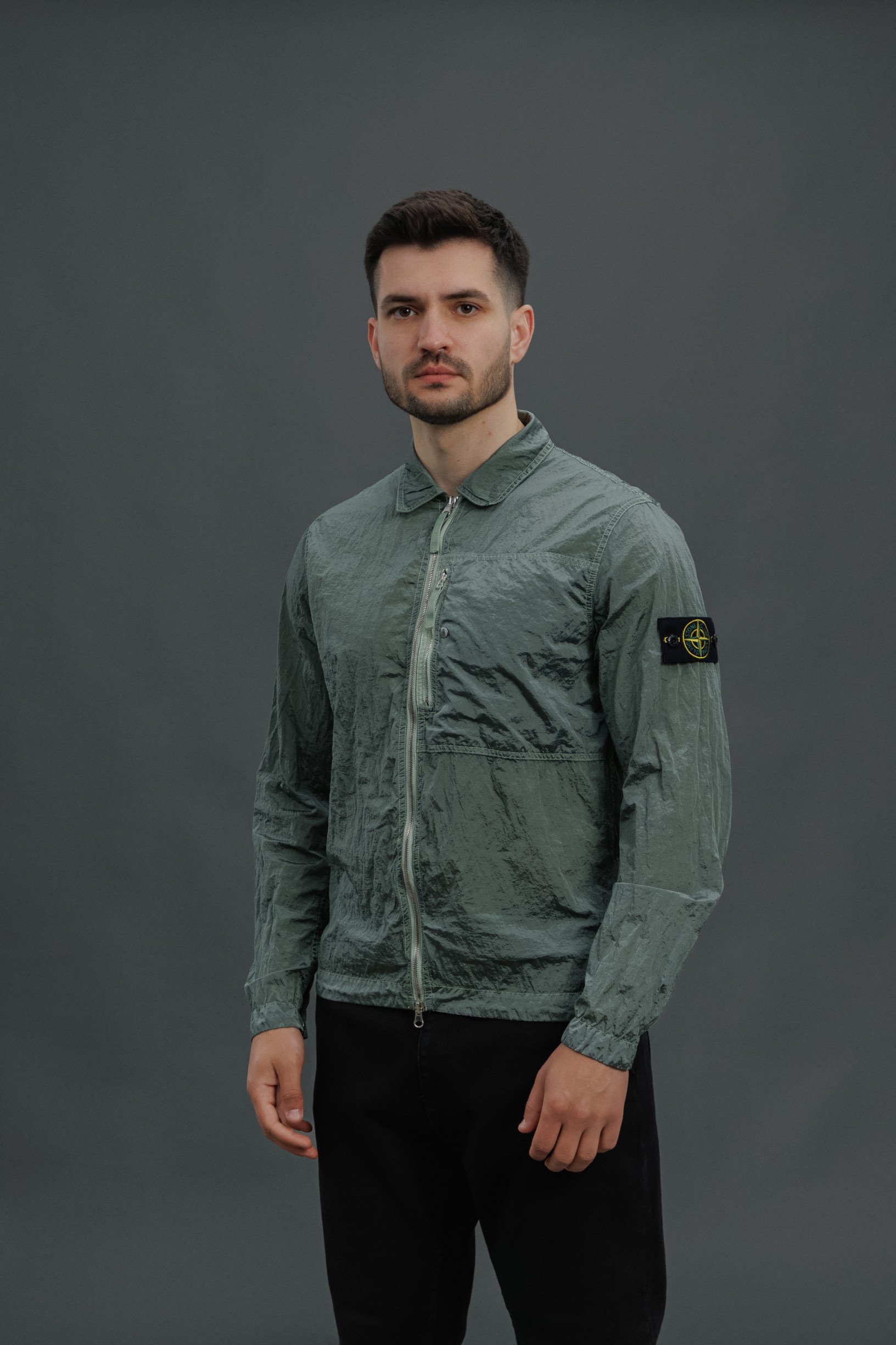 Чоловічий оверширт STONE ISLAND 151200005-S0019 V0055, колір зелений