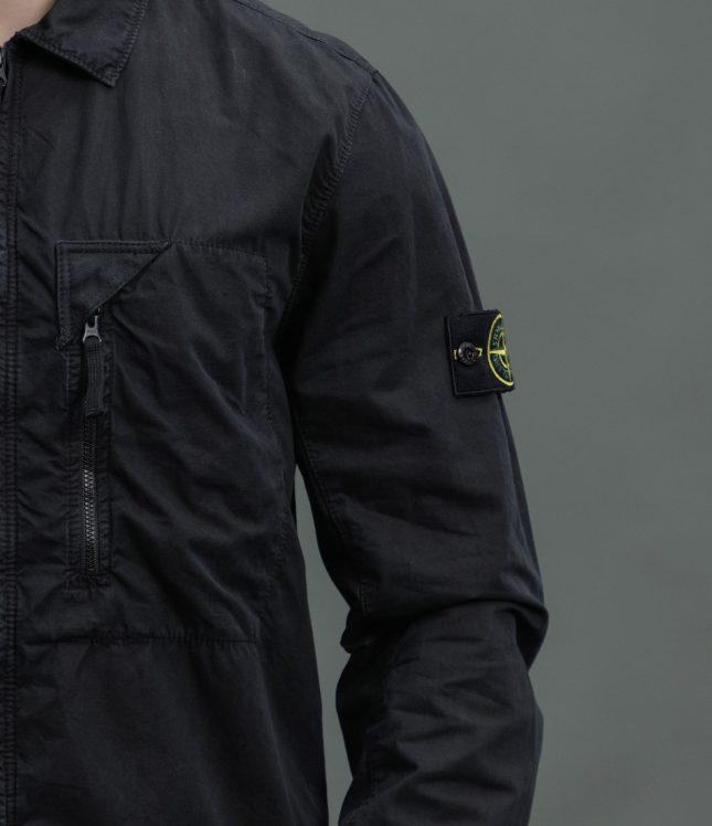 Чоловічий оверширт STONE ISLAND 15106WN V0129, колір чорний | Ціна 18999 грн, фото 4