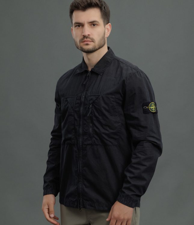 Чоловічий оверширт STONE ISLAND 15106WN V0129, колір чорний | Ціна 18999 грн, фото 1