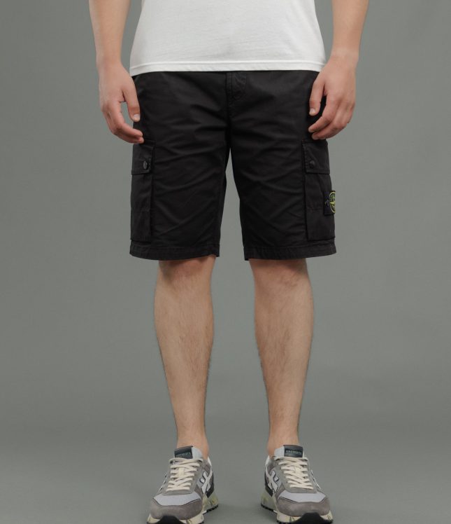 Чоловічі шорти STONE ISLAND 15L100019-S0A10 V0029, колір чорний | Ціна 17999 грн, фото 2